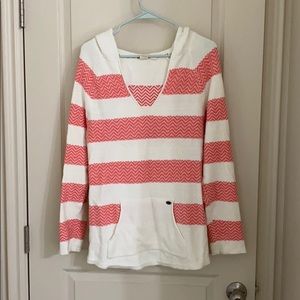 Coral and Cream Roxy Sweater